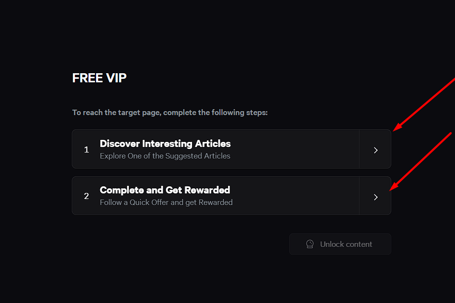 Free VIP Guide Step 1