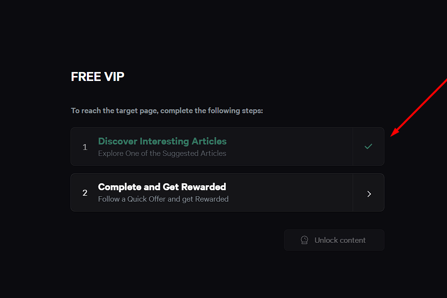 Free VIP Guide Step 2