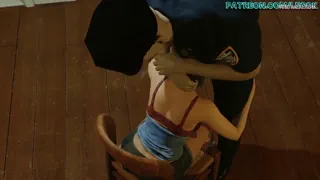 Jill Valentine face fucked and throat pied (Lecok3d) [Resident Evil 3 Remake]