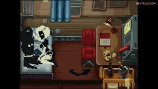 Literal scene from the game 'Beholder Conductor'