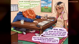 Afterstudy Relief (Ft. Gwen Tennyson &amp; O.c) - [Rule 34 Comic]