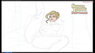 {Sinners Landing] There’s just something different about hand-drawn scenes… you can feel the work