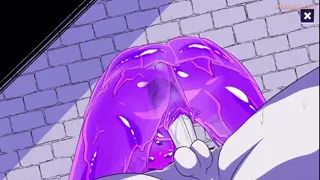 Cute purple slime girl (Anomalouscoffeemachine)