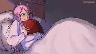 How long are you gonna keep reading? Get to bed already, hehe~ 😋 (I Wanna Distract My Lover From Reading Her Book ❤️)