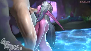 Night Elf Blowjob (Cyankittynami) [World Of Warcraft]