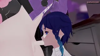 Bro looked so cute cosplaying with me | Astolfo x Venti facial