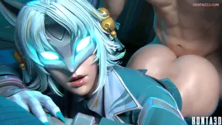 White Fox getting proneboned (Honta) [Marvel Rivals]