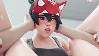 Kiriko [Overwatch] (Evilbaka)