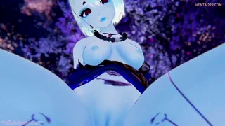 Sensual and gentle ERP with an oni (Date A Monster Girl) [Stellamarisvr]