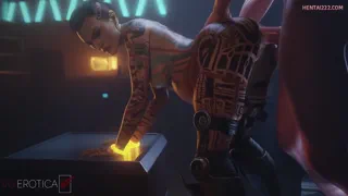 Pregnant, horny and fucking [Jack,mass Effect] (Vgerotica)