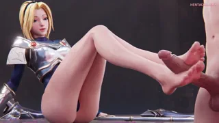 Lux footjob [Leagueoflegends] (Haadxee)
