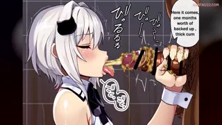 Need to serve a group of perv filthy men... Just training me to be the perfect cockcleaner and cumdump for them ~