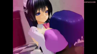 What's the matter, hero? Can't resist a pair of tiddies?~ Gosh, you're so weak~