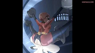 I want to be captured by my nemesis like this and used to milk her massive girlcock 😵 💫