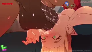 Ahegao upside down (Tubbyminx)