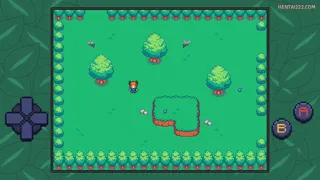 There's a 2D adventure minigame in the visual novel now 👀 (Orange Smash V0.10)