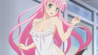 Her outfit can barely hold that destructive power! Too much bounce to handle
