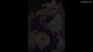 The cat-girl is teasing the guy