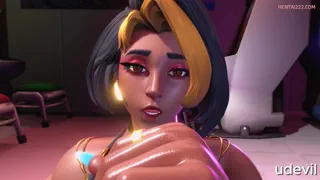 Domina fucked in Arcade room [Overwatch] (Udevil)