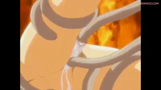 Pervert demon henchman capture and fuck two sex ninjas