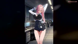 Tsukishiro Yanagi is just stretching after work