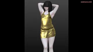 [Oc] I made this for golden week completely unaware that it's usually gold swimsuit. oh well