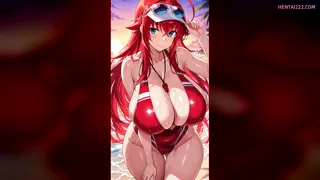 Rias Gremory LIfeGuard High School DxD Rule34