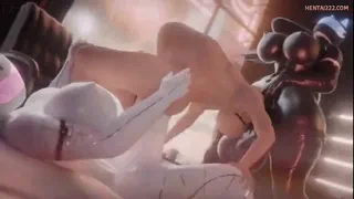Double slam Futanari  (Doctorpurple2k On Twitter)