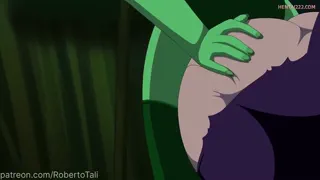 Ivy can’t resist those holes (Roberto Tali) Futanari  [Dc]