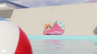 Backdoor open - Pool Side scene - (Good Luke)