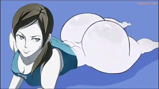 Wii Fit Trainer twerking that Big Fat Sweaty Ass