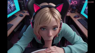 Gwen Stacy unleashed the beast (Spider-verse) [Eugenericai] Nsfw
