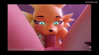 Renamon Deepthroat Blowjob [Lewdchord] Part 2