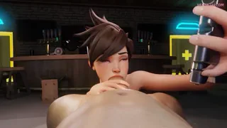 Tracer the Blowjob Champion (Hentaivr / Grandcupido) [Overwatch]