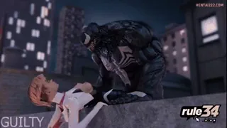 Spider Gwen X Venom Nsfw - GuiltyK