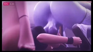 Widowmaker x tracer Futanari  [Artist:nyl2]
