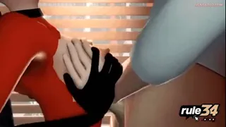 Violet Parr &amp; Helen Parr - The Fitting Room [Niisath] Nsfw
