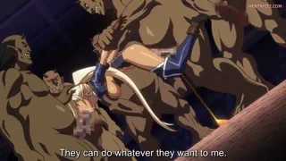 Dark elf spit roasted hentai
