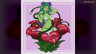 Hey, I'll share the completed commission I drew, Alraune Plant Women for (U/deaththedestroyer666)