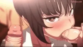 Hot blowjob and cumshot