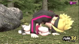 Boruto and Sakura Fight Nsfw [Mcjuniorgohan]