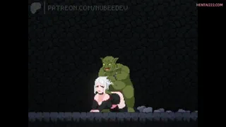 Can't run away from this one (Nubeedev) [Vampire's Knight, Sidescroller Hentai Game]