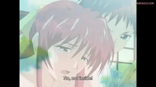Hot Creampie Sex Against The Glass
