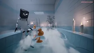 Bath with TV-girl! Meet Pixel Hentai