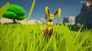 Just some morning stretches. ☀️ Futanari  (Sapphire Safari)
