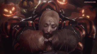 Imagine getting sucked off by the three Dimitrescu sisters (By ) nsfw