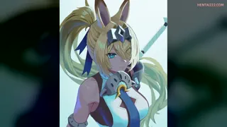 All the art i could find of Sigrid from Zenless (There Is Of Course More Than Six. I Decided To Just Do Sfw Since There Was Only Around One Nsfw Art) Sources for the horsey's artist will be below in the post for easier searching