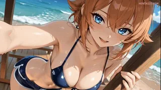 Poolside Secrets — a lewd puzzle roguelite about summer secrets [Free Demo]