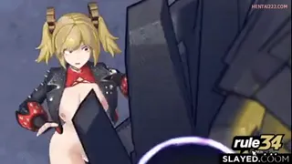[Slayed] [4k] A Burnice Special For Her Broken Holes Anime Hentai
