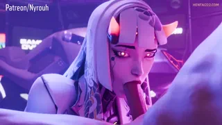 Shion Hentai - 'Sidetracked By The Hot Robot Lady' (Nyrouh) [Overwatch]